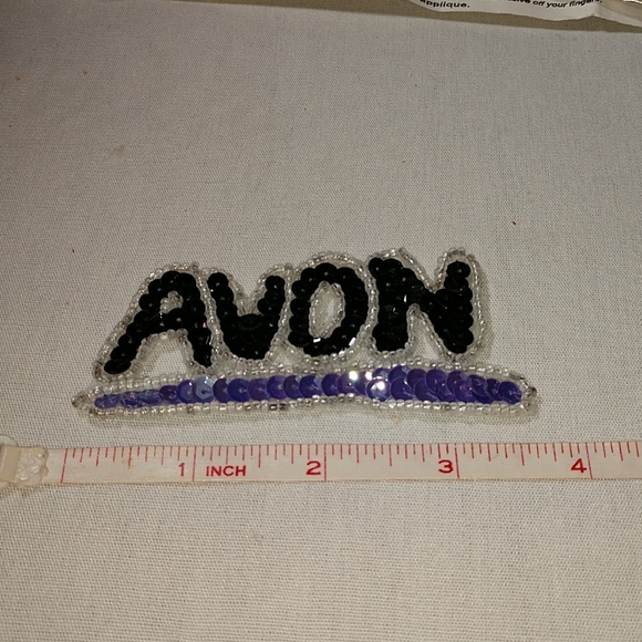 Avon Set of Two Sequin Glue-On Avon Patches - Picture 4 of 7